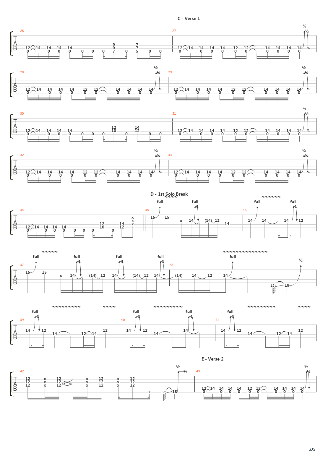 Siva吉他谱