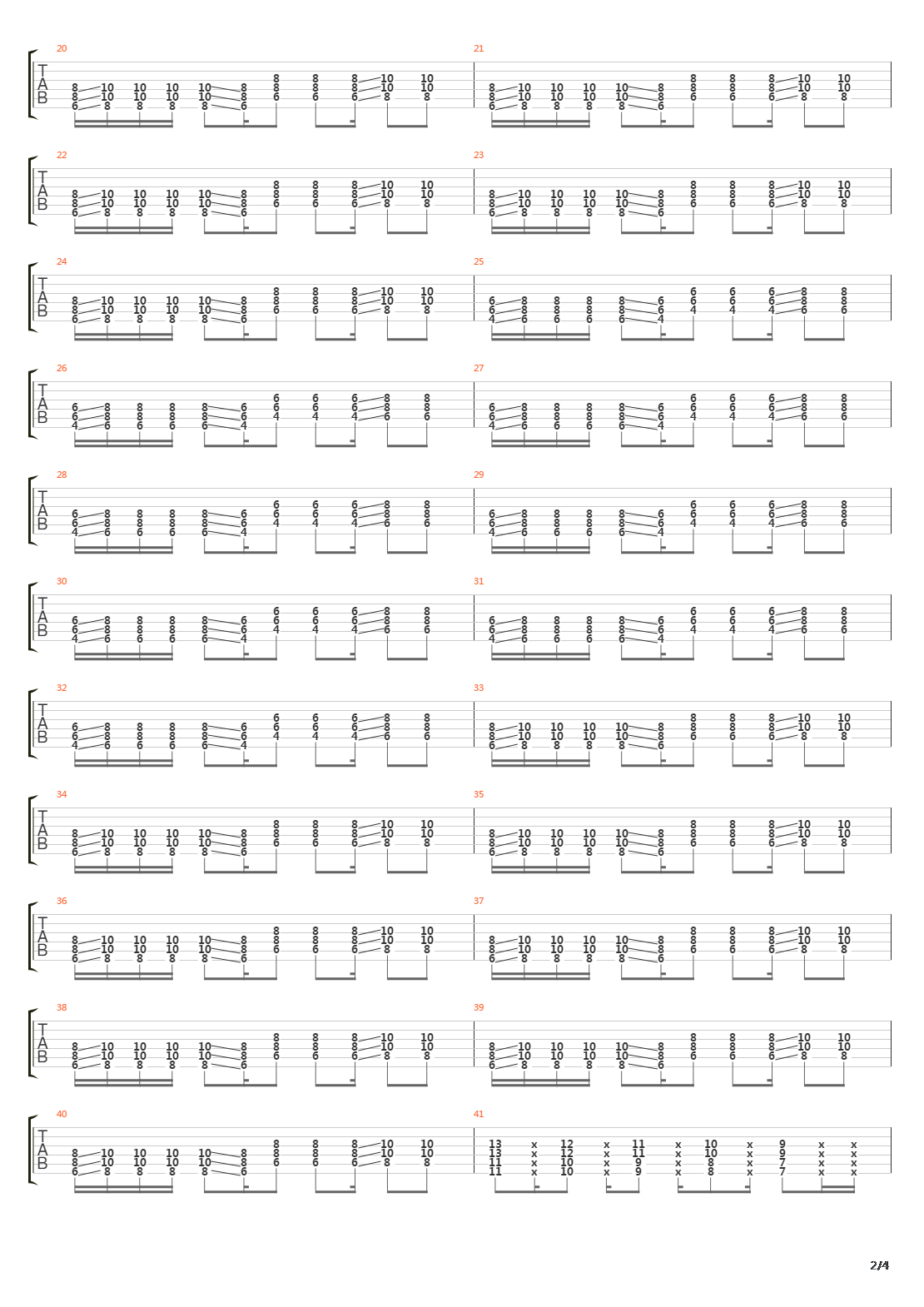 Slunk吉他谱