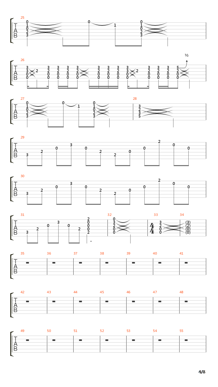 Suffer吉他谱