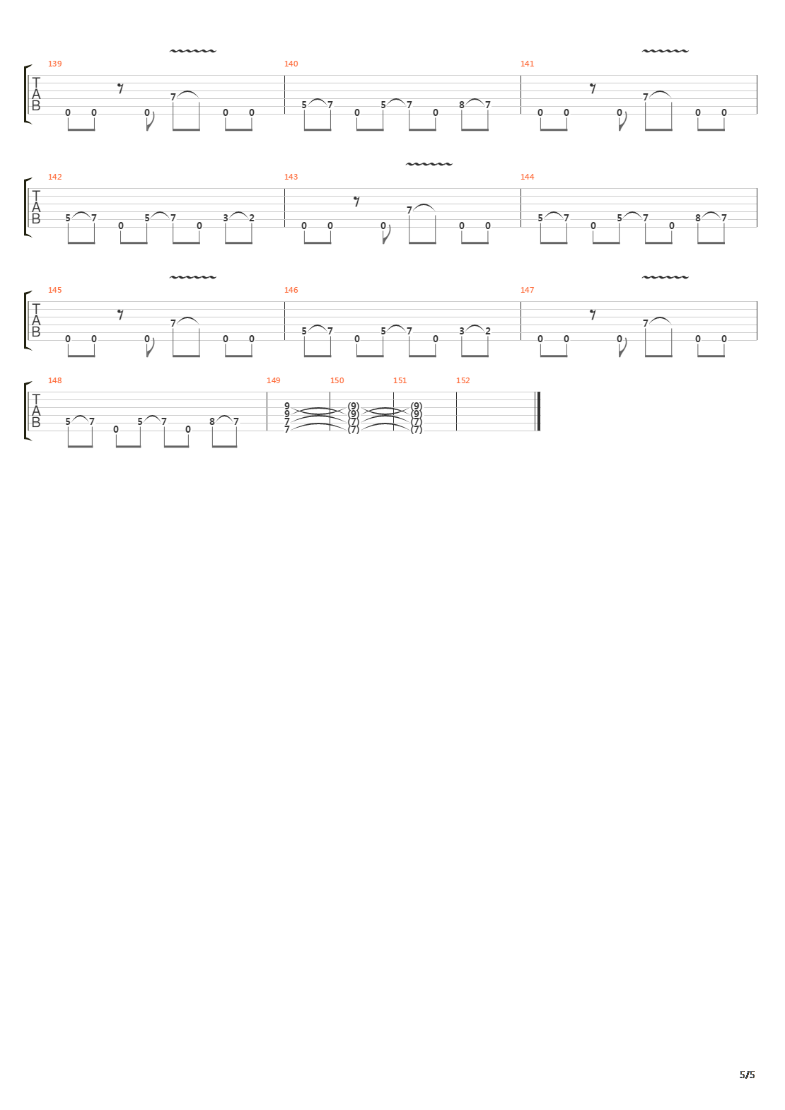 The Everlasting Gaze吉他谱