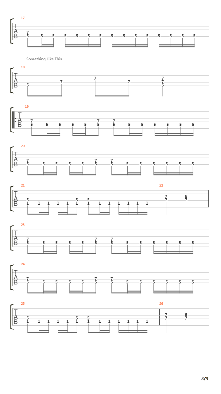 8th Commandment吉他谱