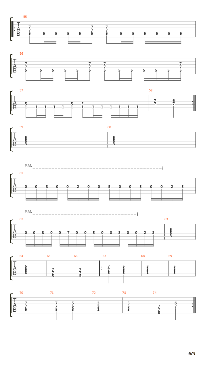 8th Commandment吉他谱