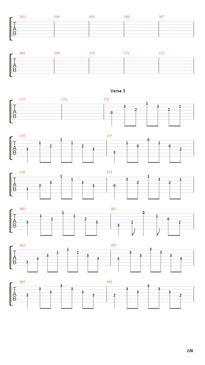 Replica吉他谱