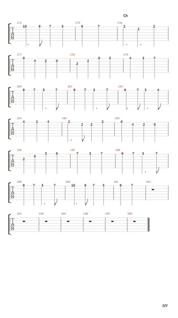 San Sebastian吉他谱