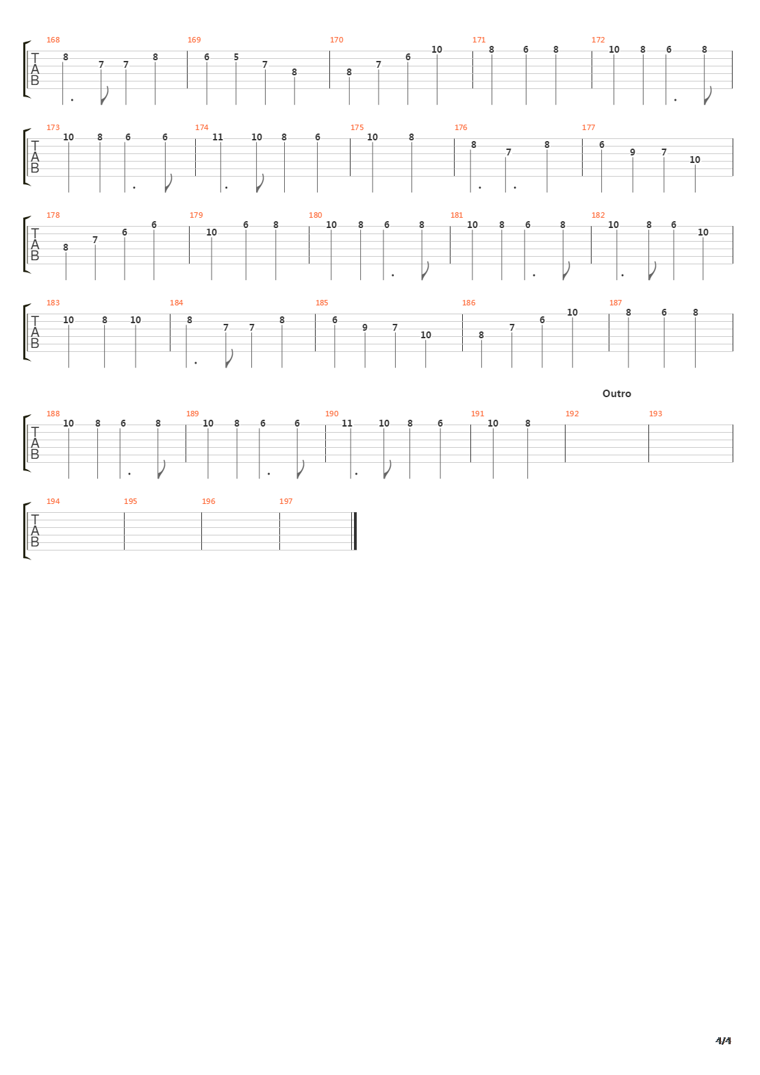 San Sebastian吉他谱