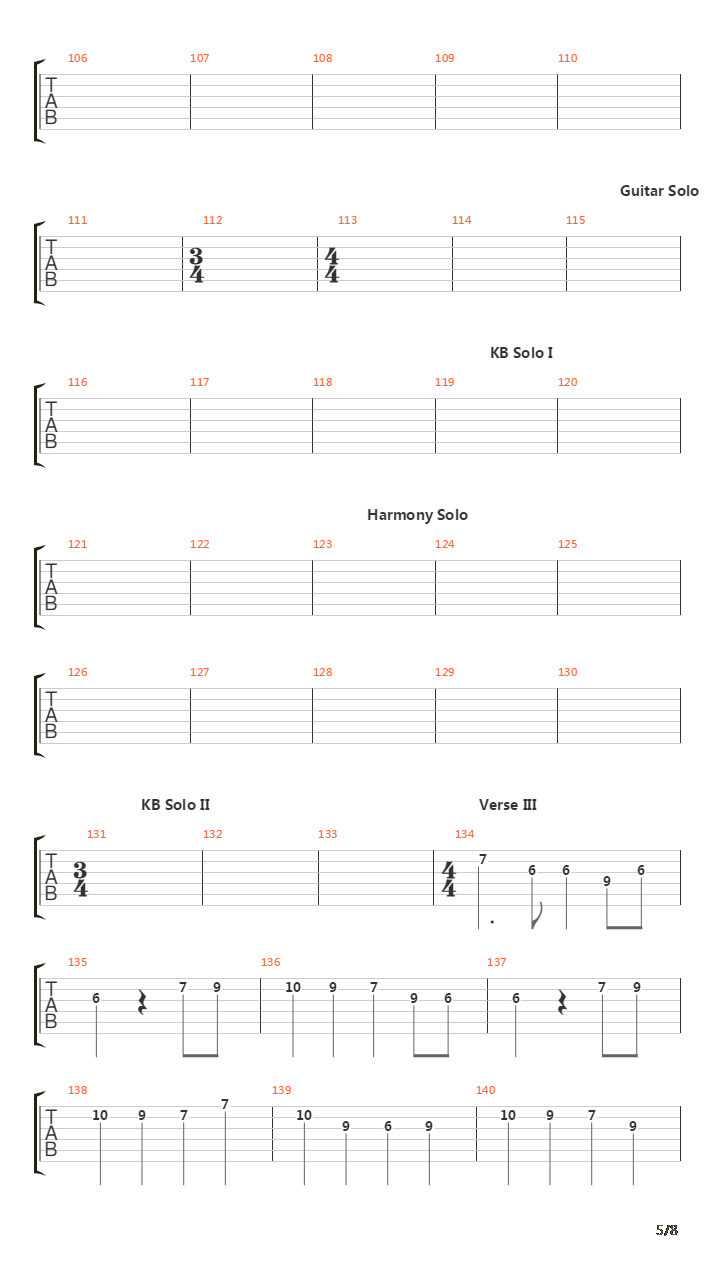 San Sebastian吉他谱