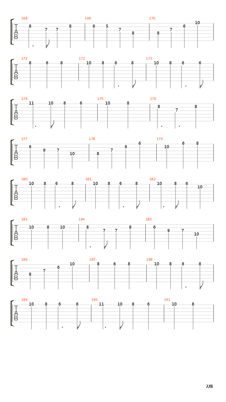 San Sebastian吉他谱