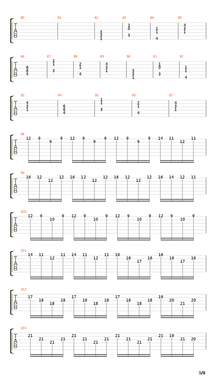 San Sebastian吉他谱