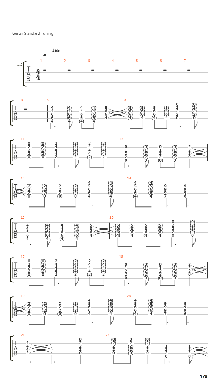 Shamandalie吉他谱