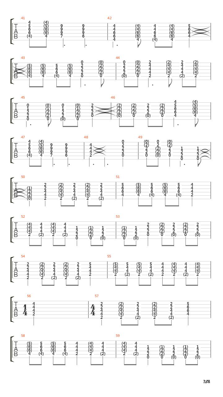 Shamandalie吉他谱