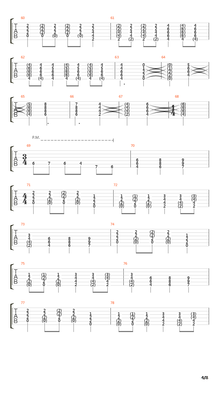 Shamandalie吉他谱