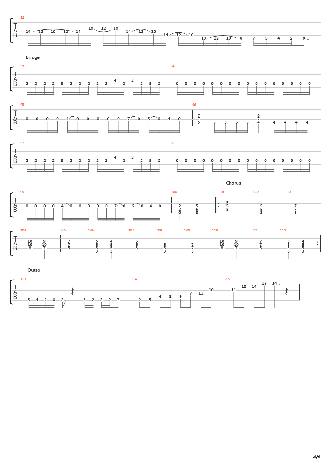 Weballergy吉他谱