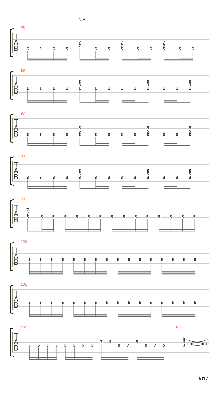 Wrecking The Sphere吉他谱