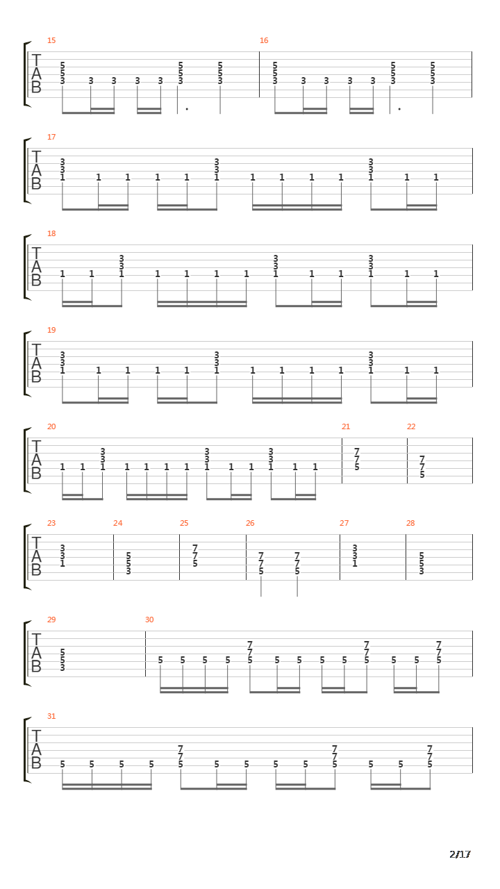 Wrecking The Sphere吉他谱