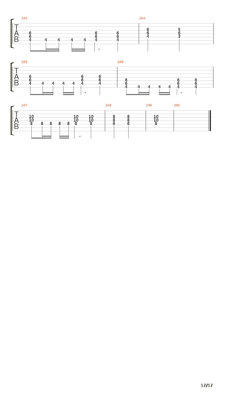 Wrecking The Sphere吉他谱