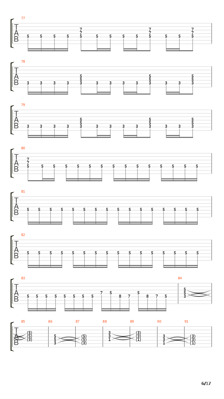 Wrecking The Sphere吉他谱