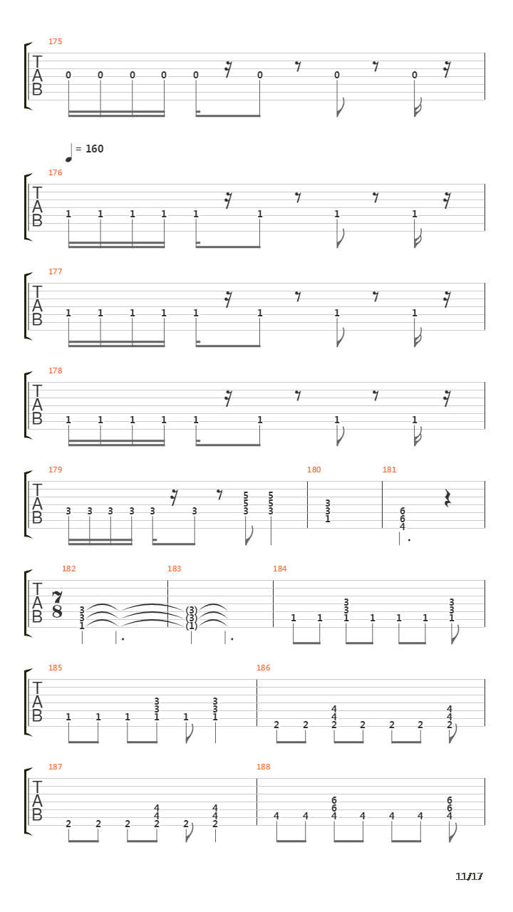 Wrecking The Sphere吉他谱