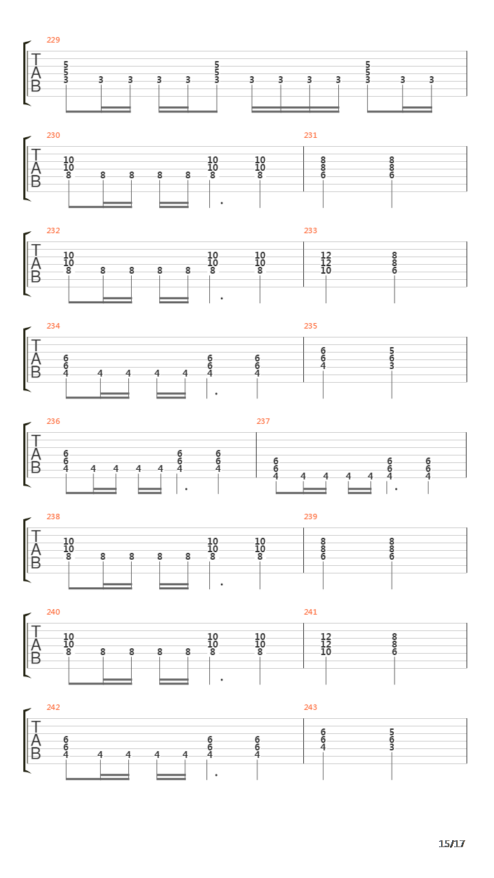 Wrecking The Sphere吉他谱