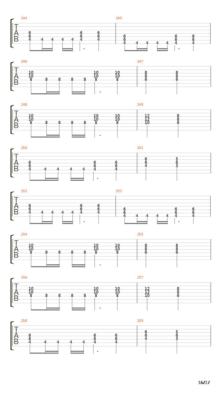 Wrecking The Sphere吉他谱