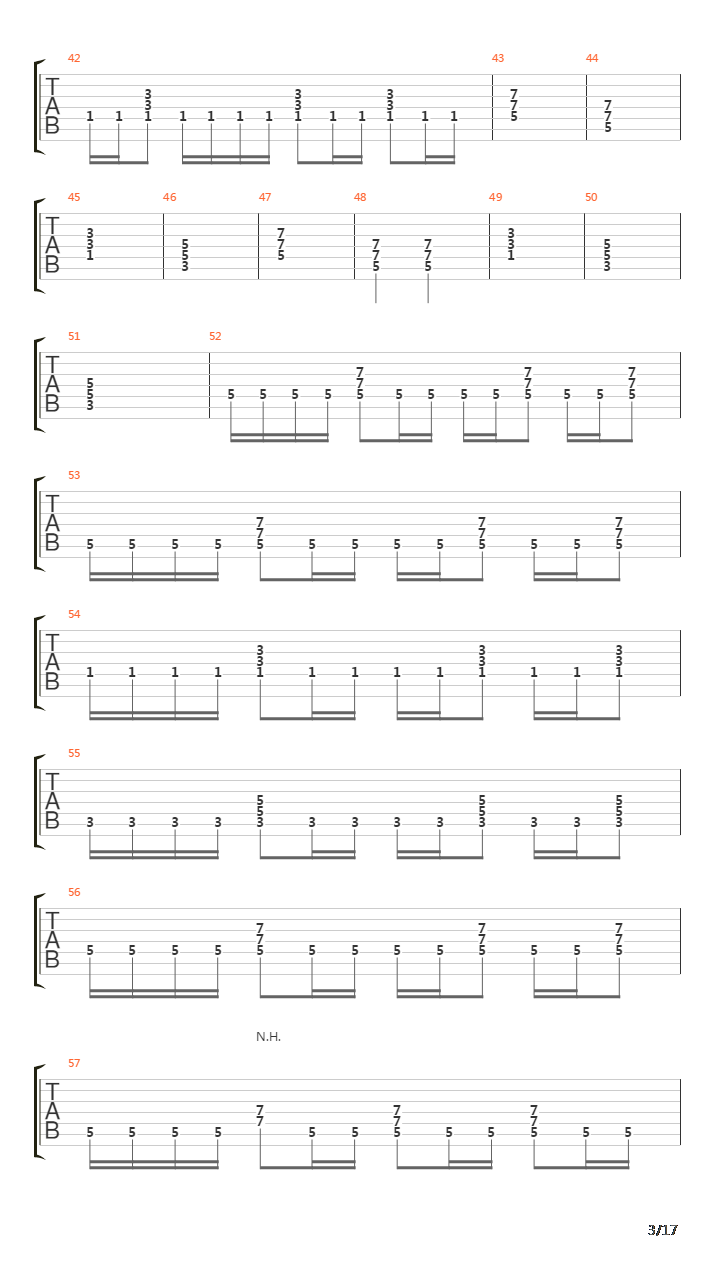 Wrecking The Sphere吉他谱