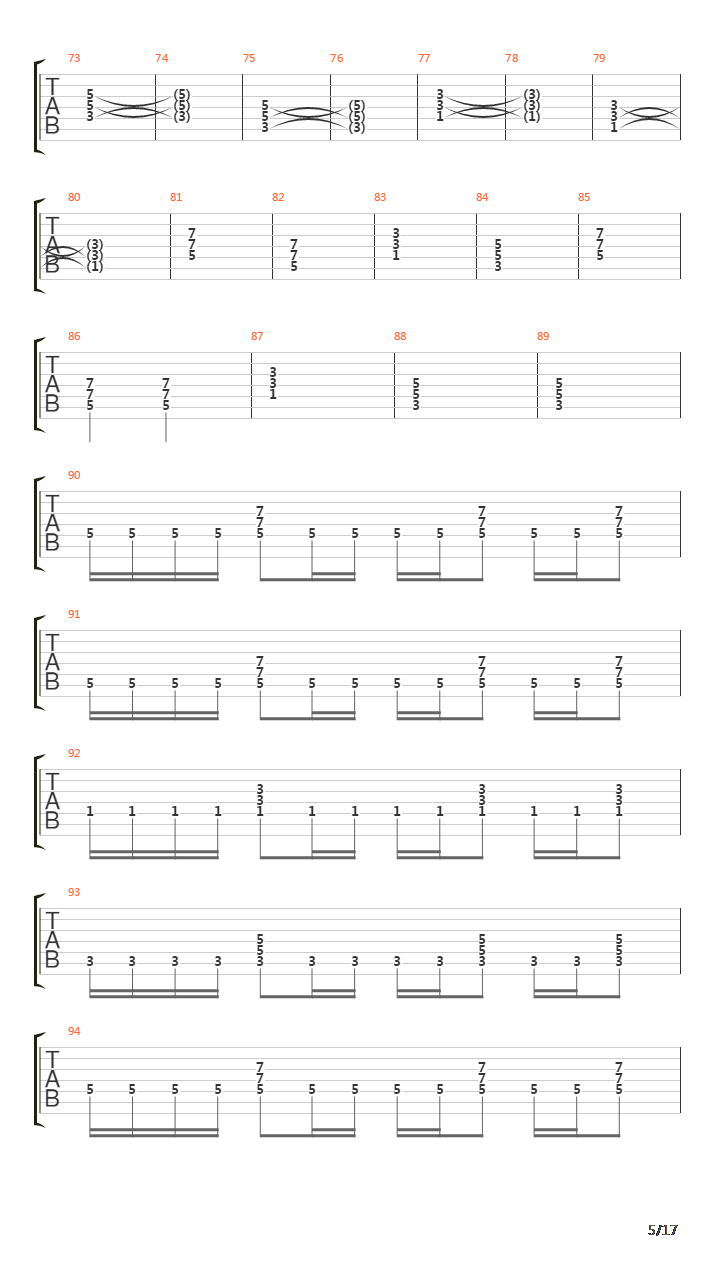 Wrecking The Sphere吉他谱