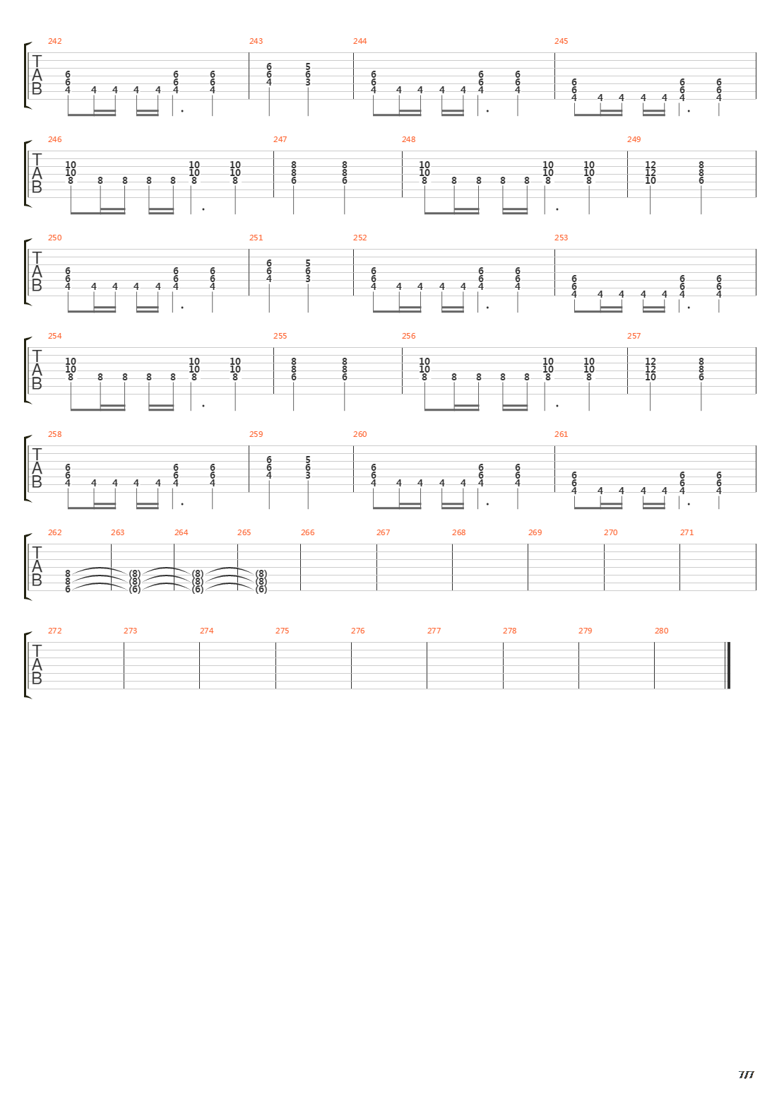 Wrecking The Sphere吉他谱