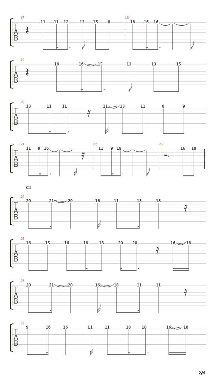 白色相簿2(White Album 2) - 優しい嘘(温柔的谎言)吉他谱