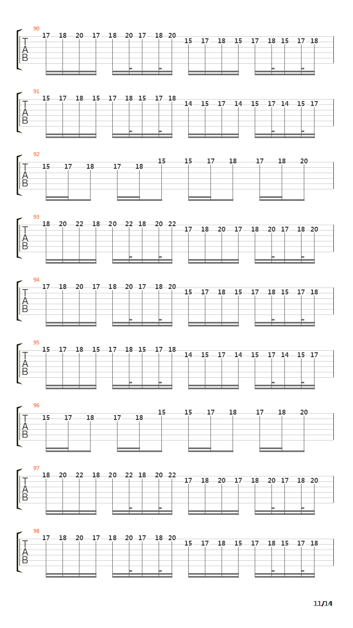 Stratofortress吉他谱