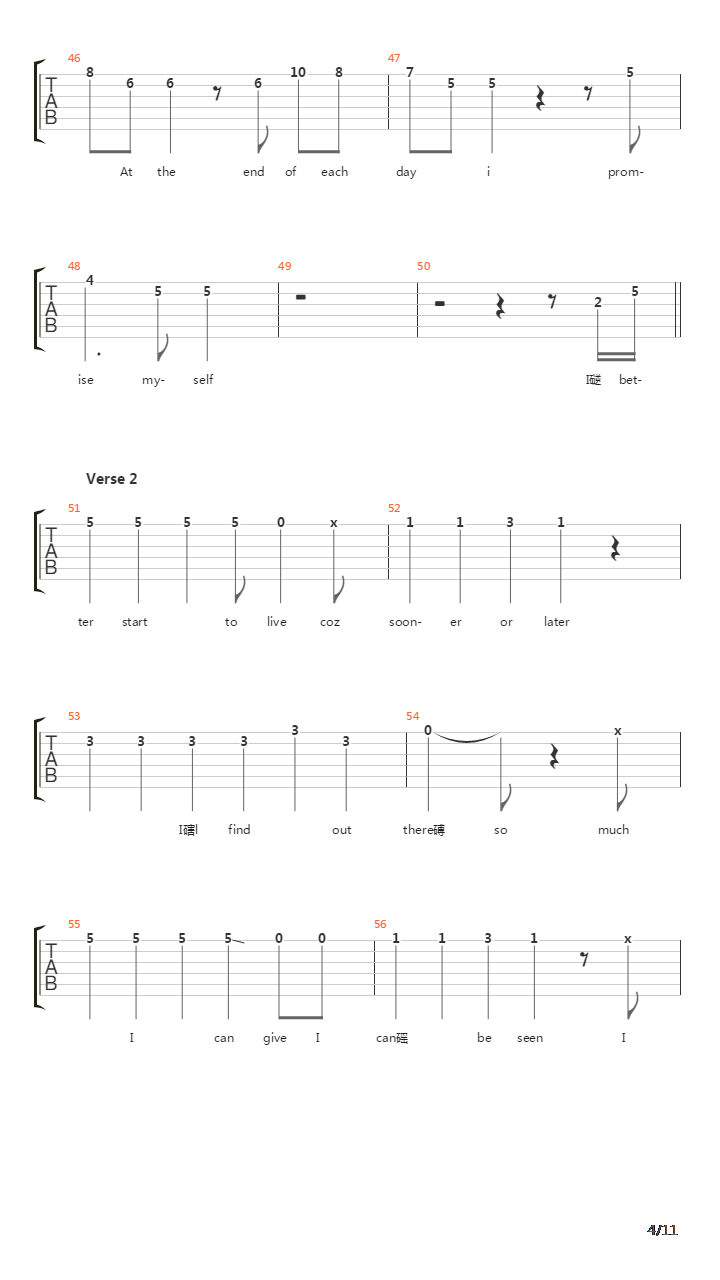 Will The Sun Rise吉他谱