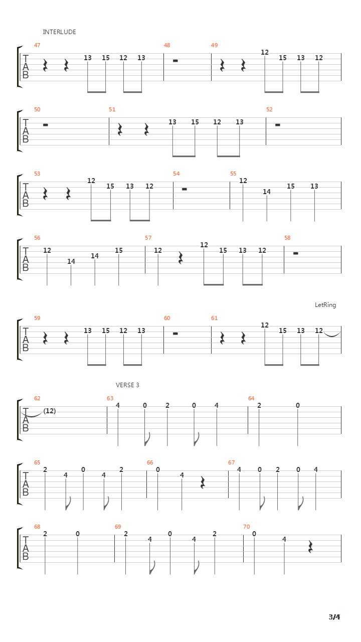 12 51吉他谱