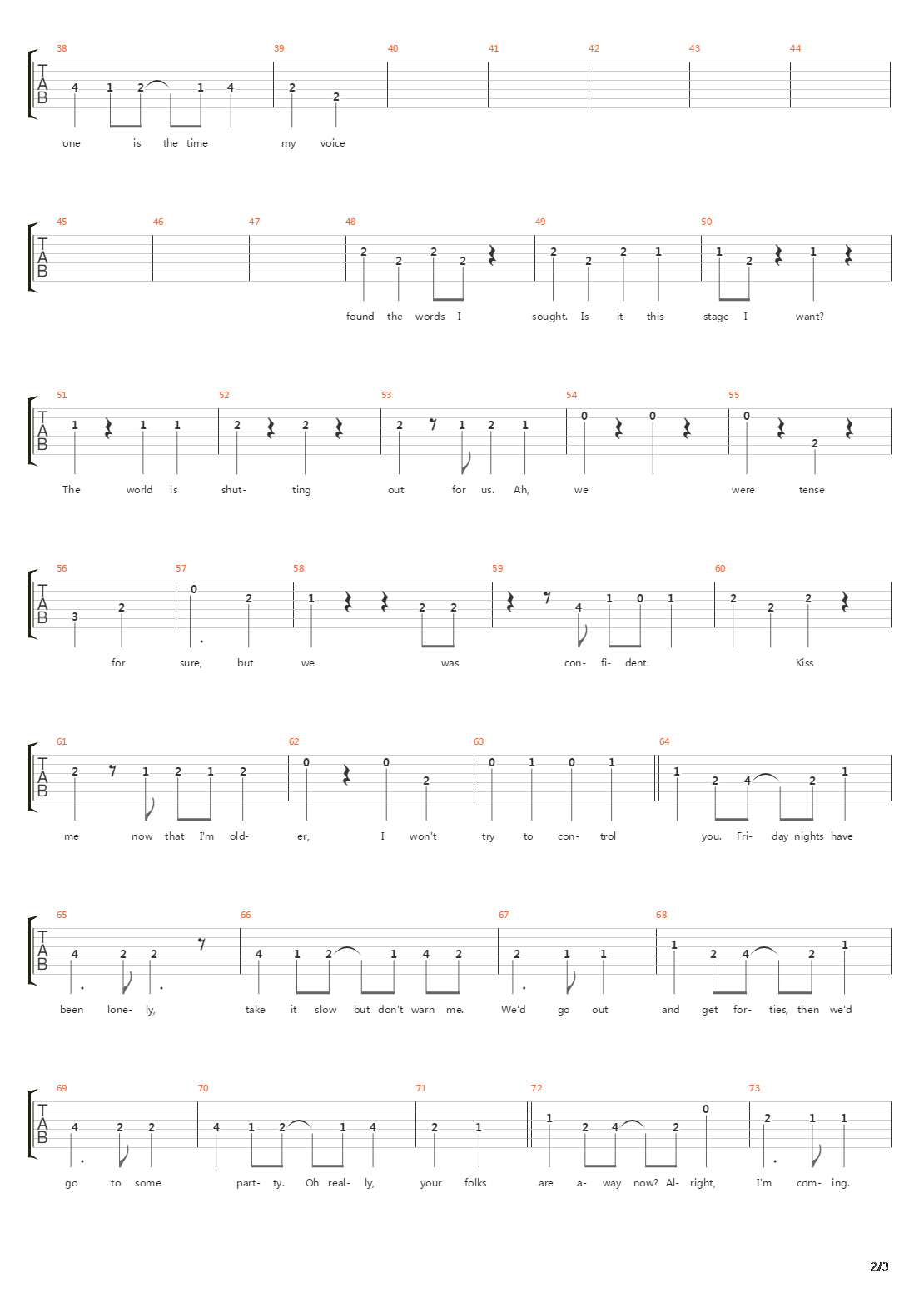 12 51吉他谱