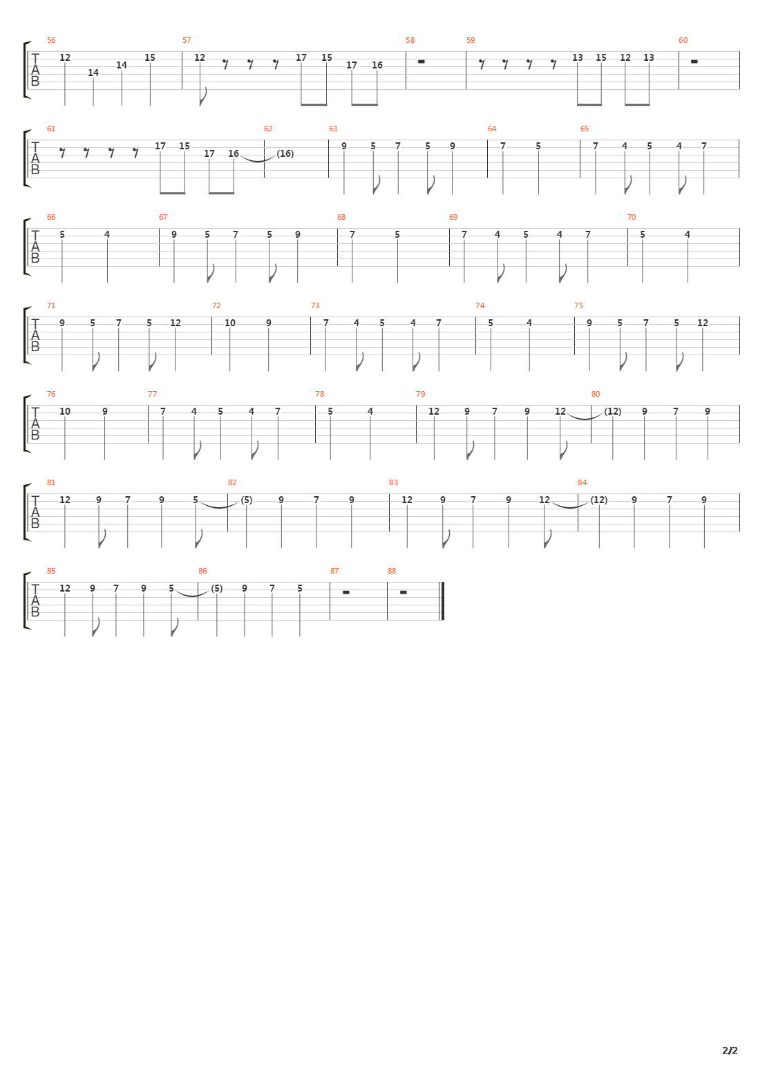 12 51吉他谱