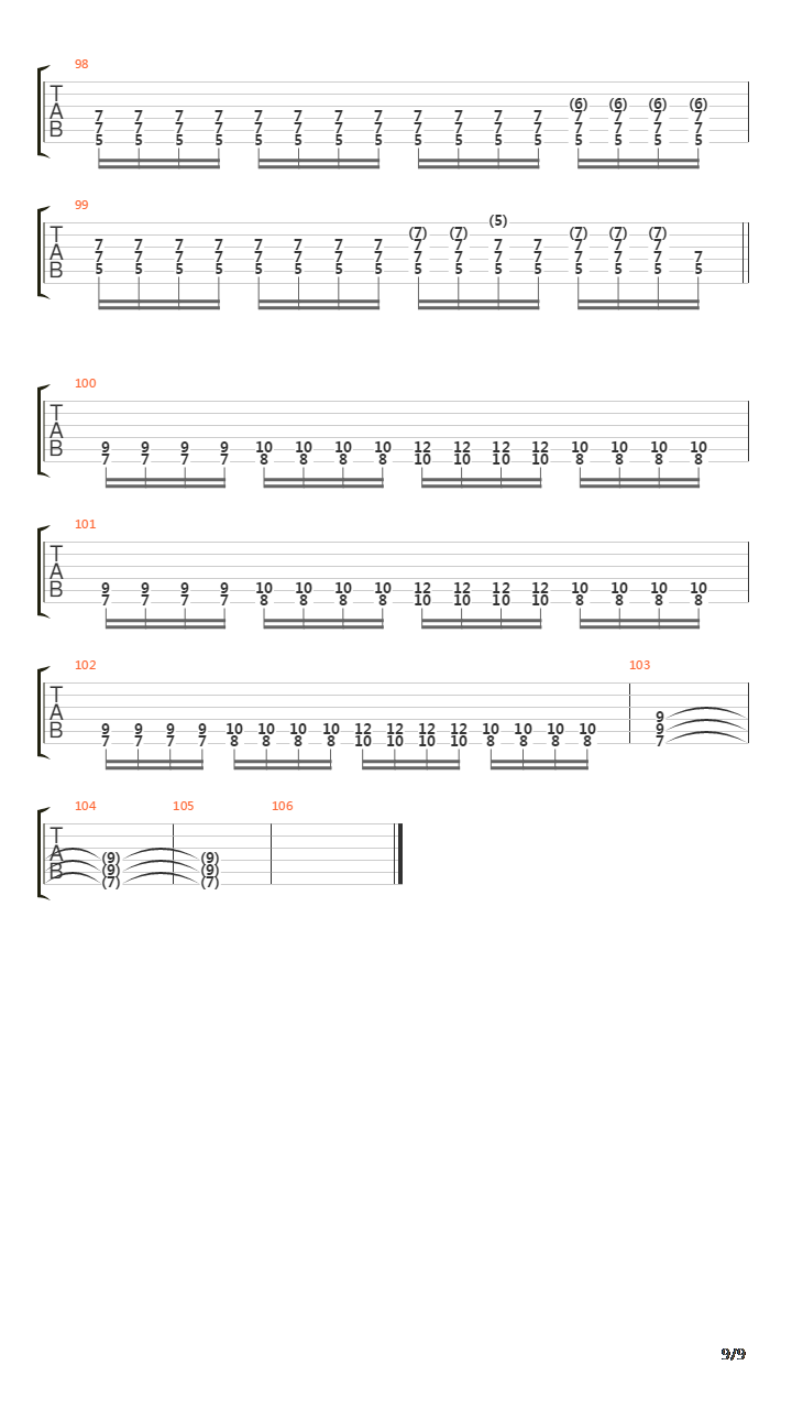 15 Minutes吉他谱