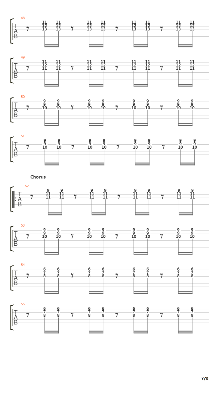 Automatic Stop吉他谱