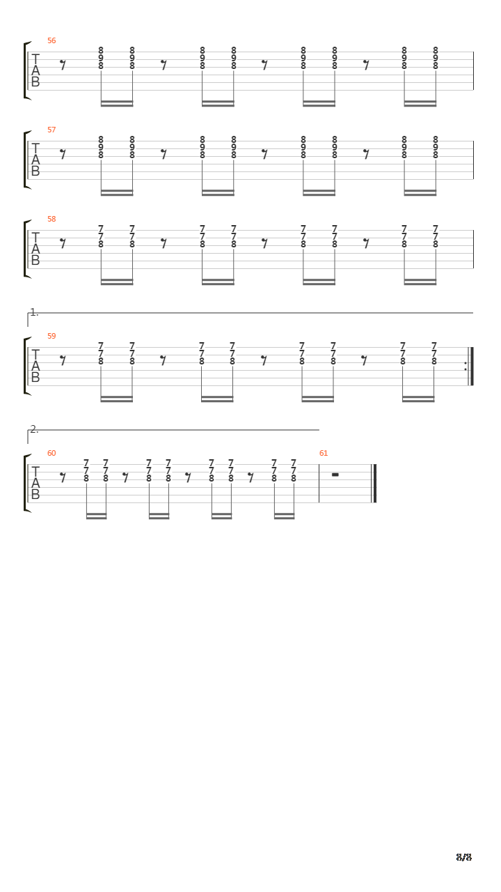 Automatic Stop吉他谱