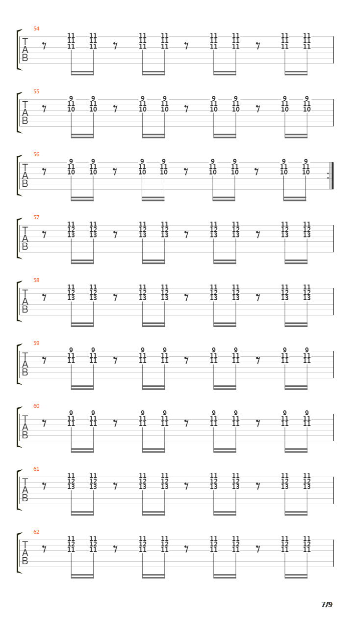 Automatic Stop吉他谱