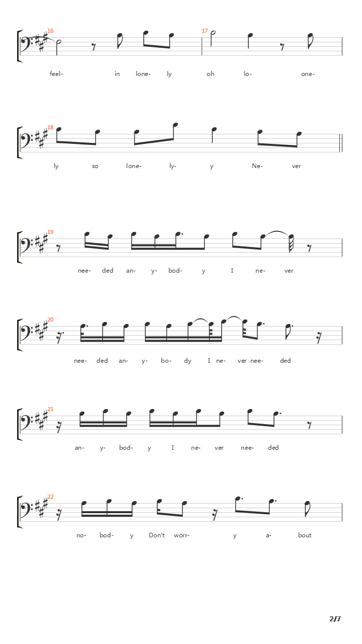 Between Love And Hate吉他谱