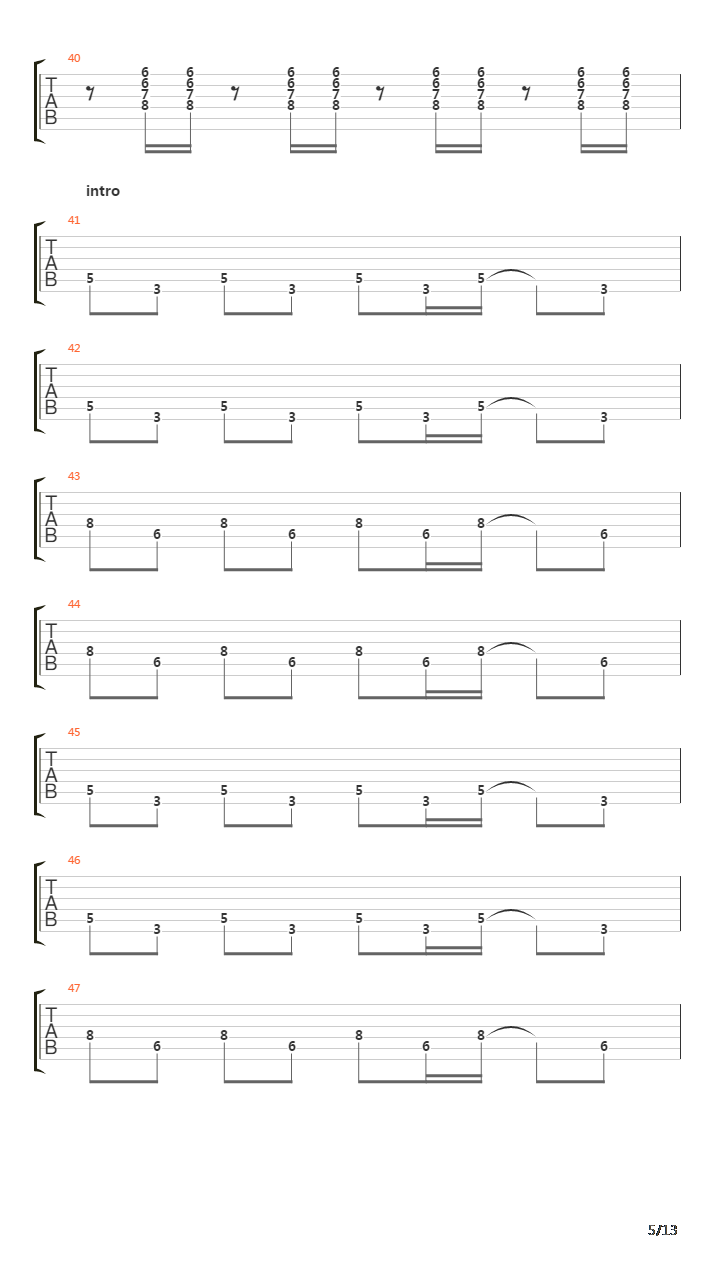 On The Other Side吉他谱