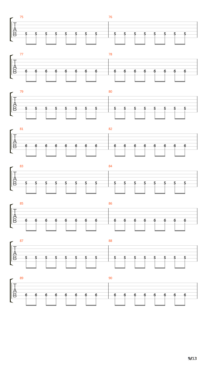 On The Other Side吉他谱