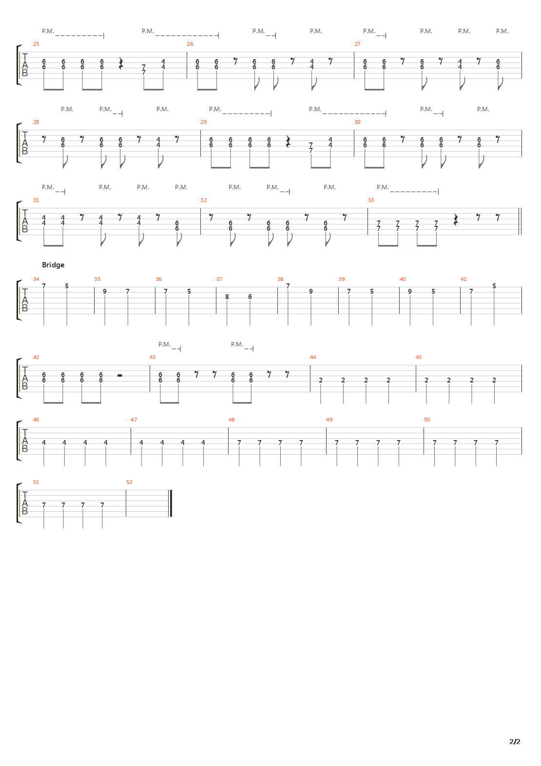 Tap Out吉他谱