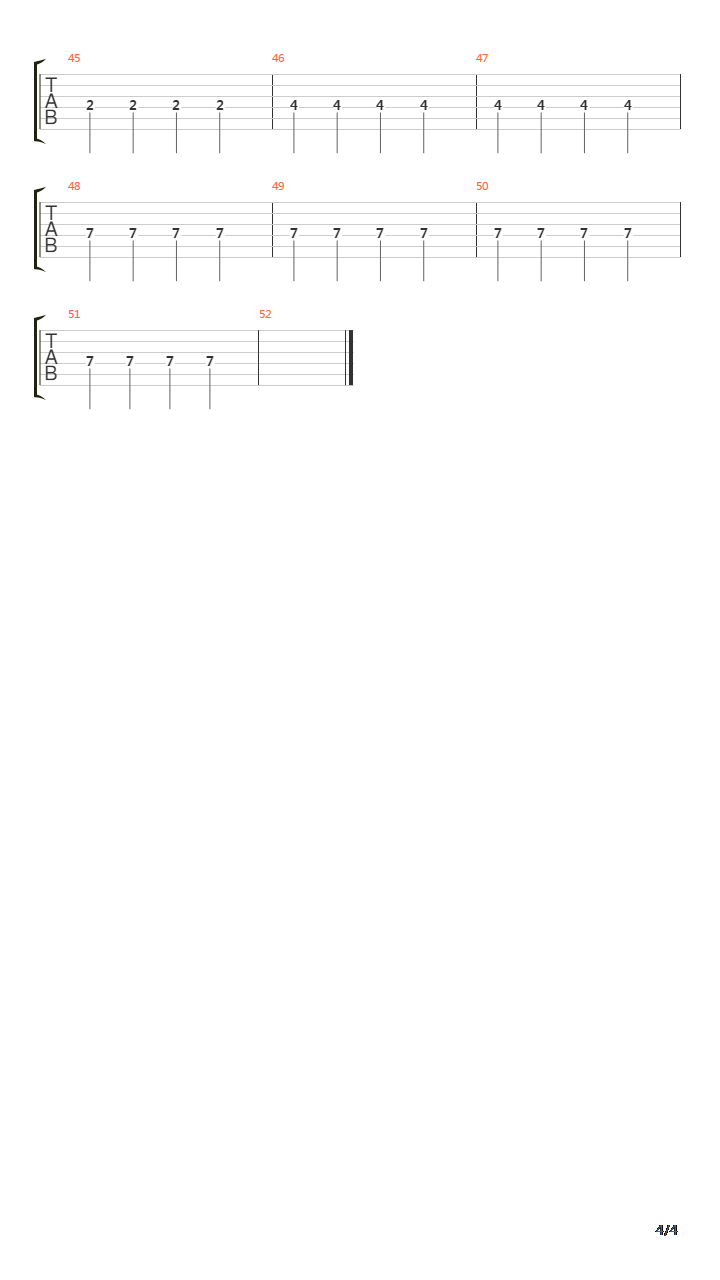 Tap Out吉他谱