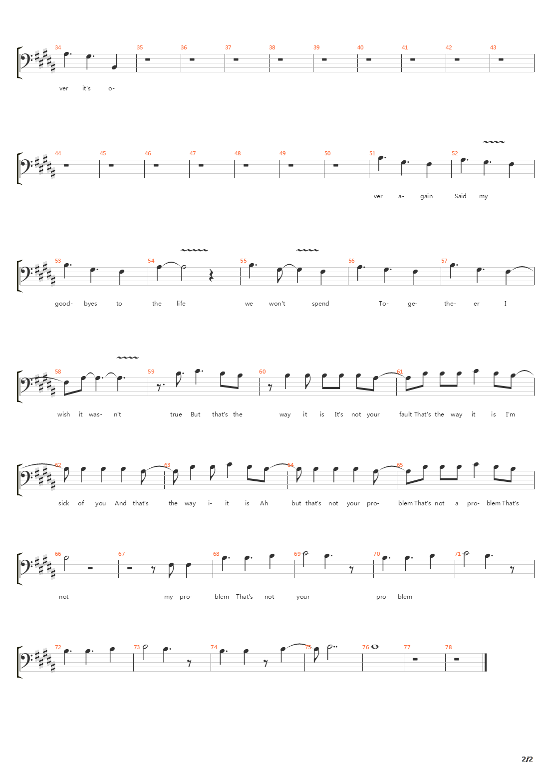 The Way It Is吉他谱