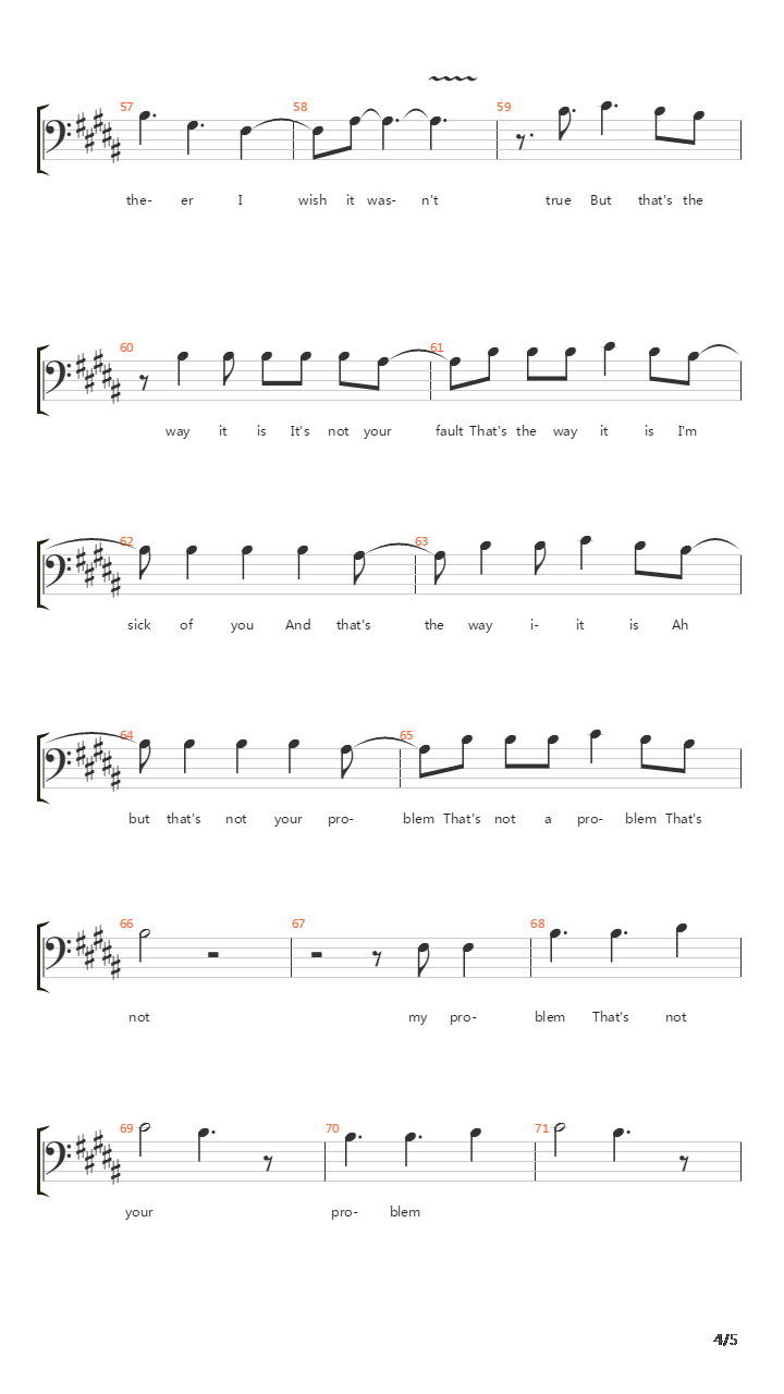 The Way It Is吉他谱