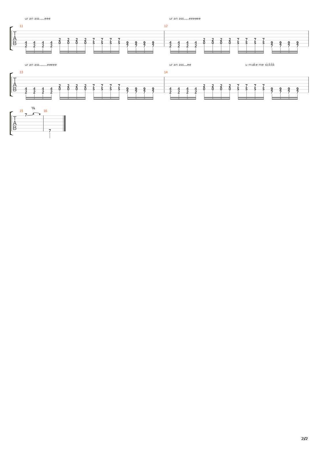 Anic吉他谱