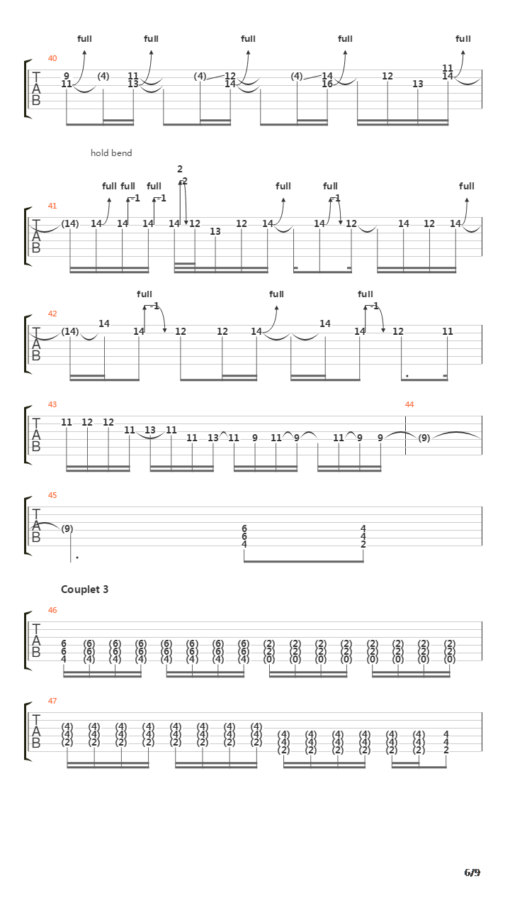 Hell Song吉他谱