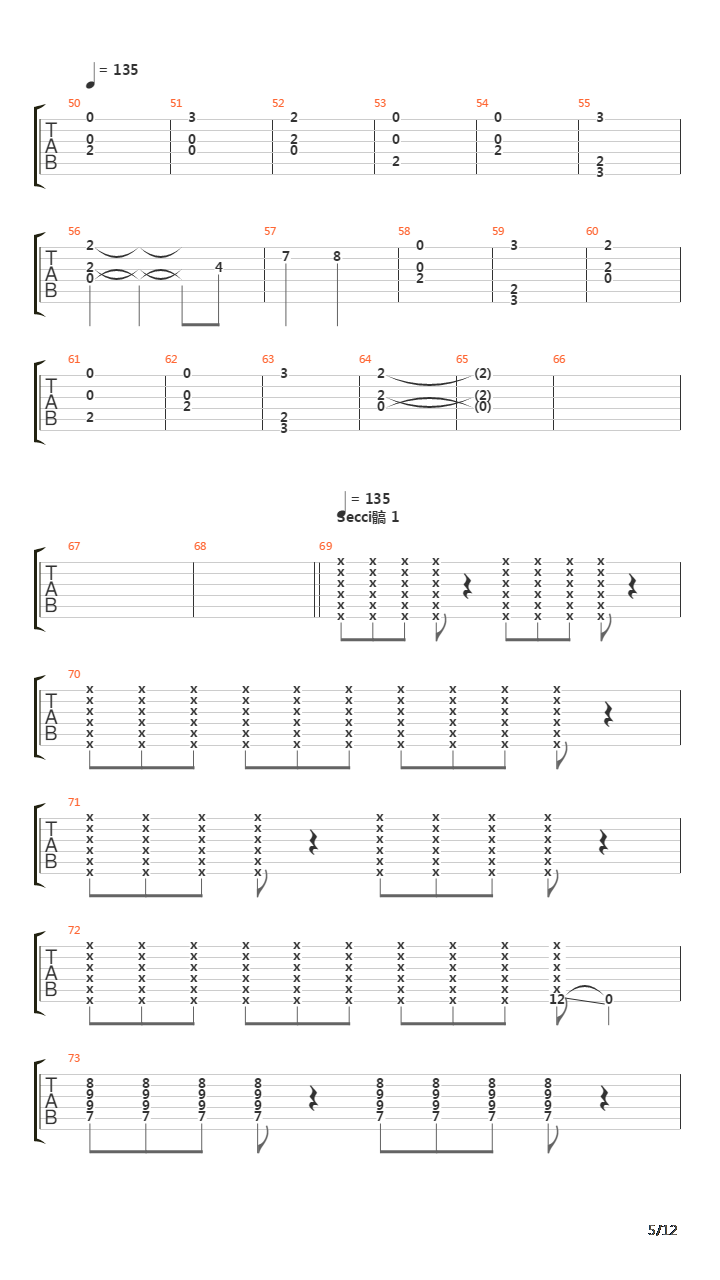 Holy Image Of Lies吉他谱