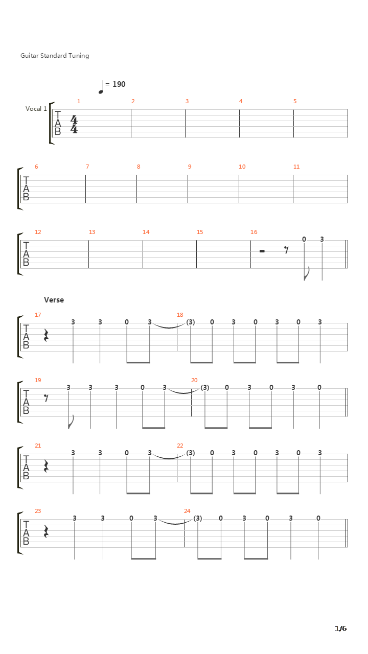 Hooch吉他谱