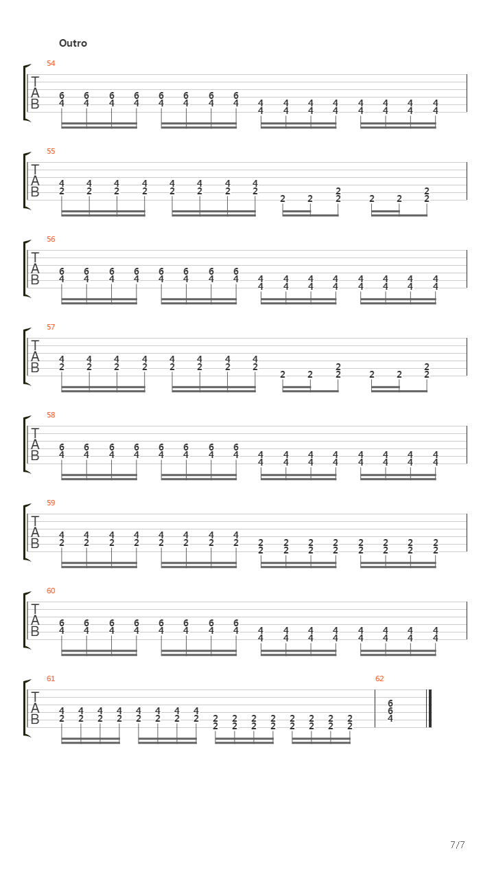 How You Remind Me吉他谱