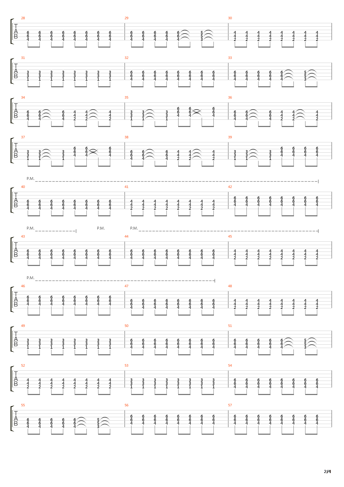 Machine Gun吉他谱