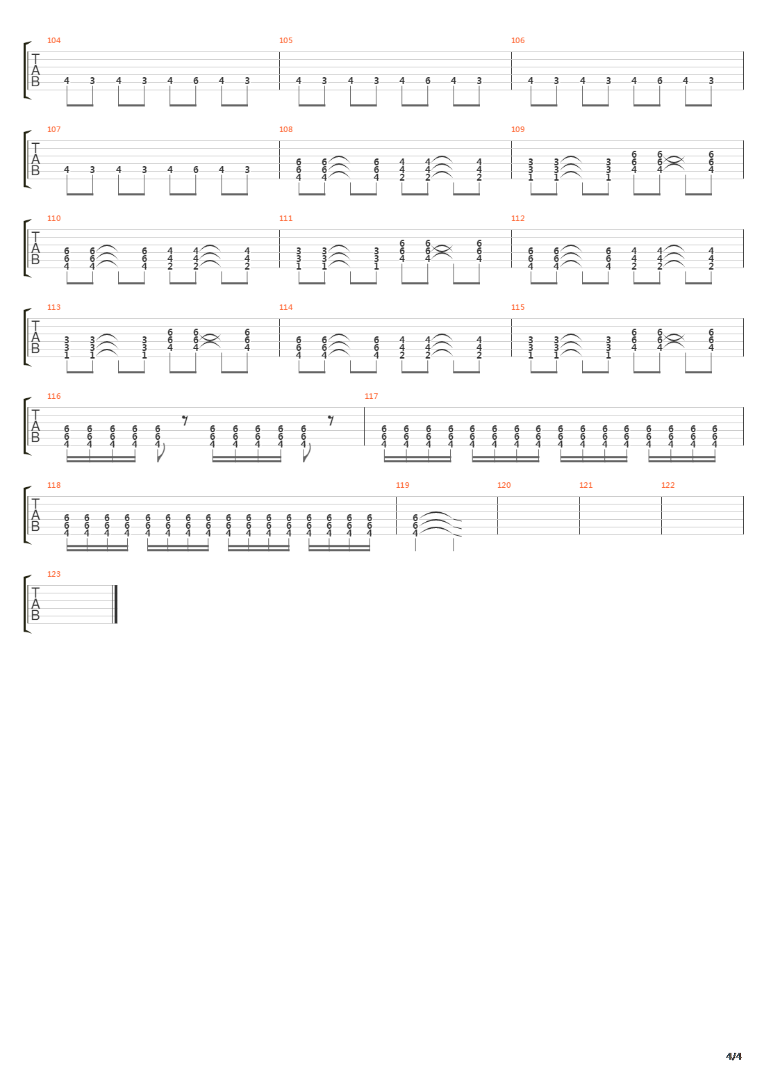 Machine Gun吉他谱